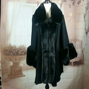 Nana Ro Faux Fur Wrap One Size